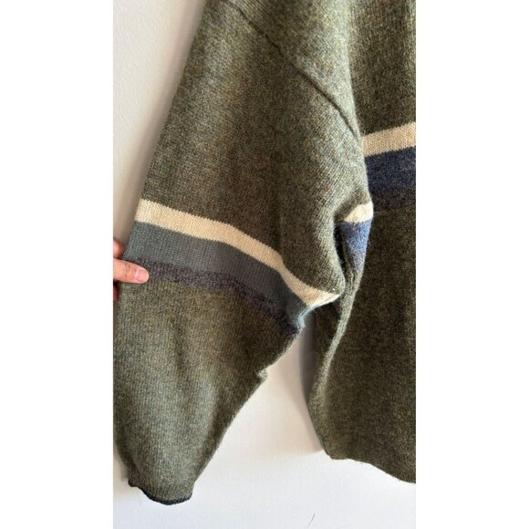 Columbia Men’s Wool Mockneck 1/4 Zip Elastic Cuffed Pullover Sweater Gray Sz XL - Picture 4 of 11